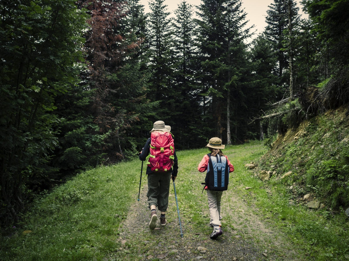 Two girls Going for an adventurous