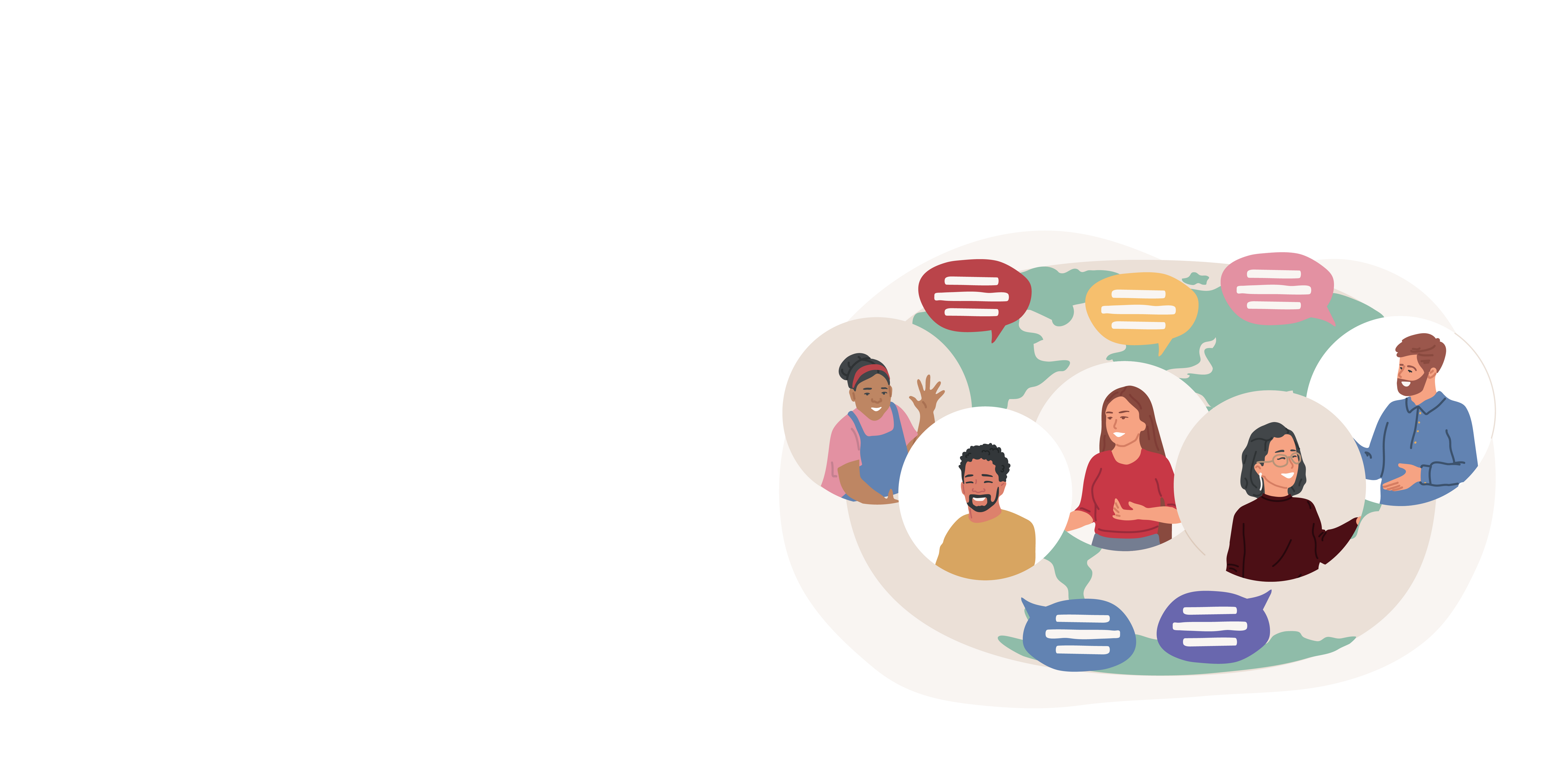 people from all over the world