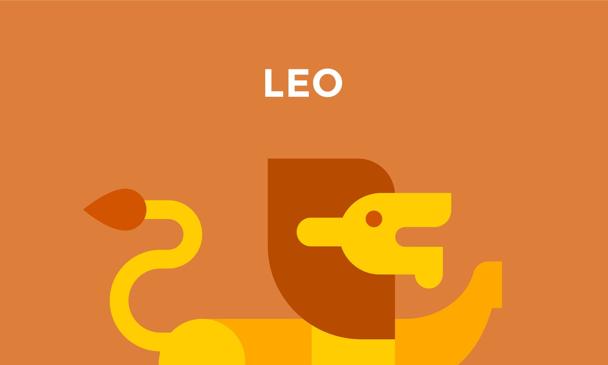 animation of lion with caption leo