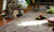 Toddler  and toys in living room