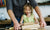 little girl making dough for homemade cookies with her father