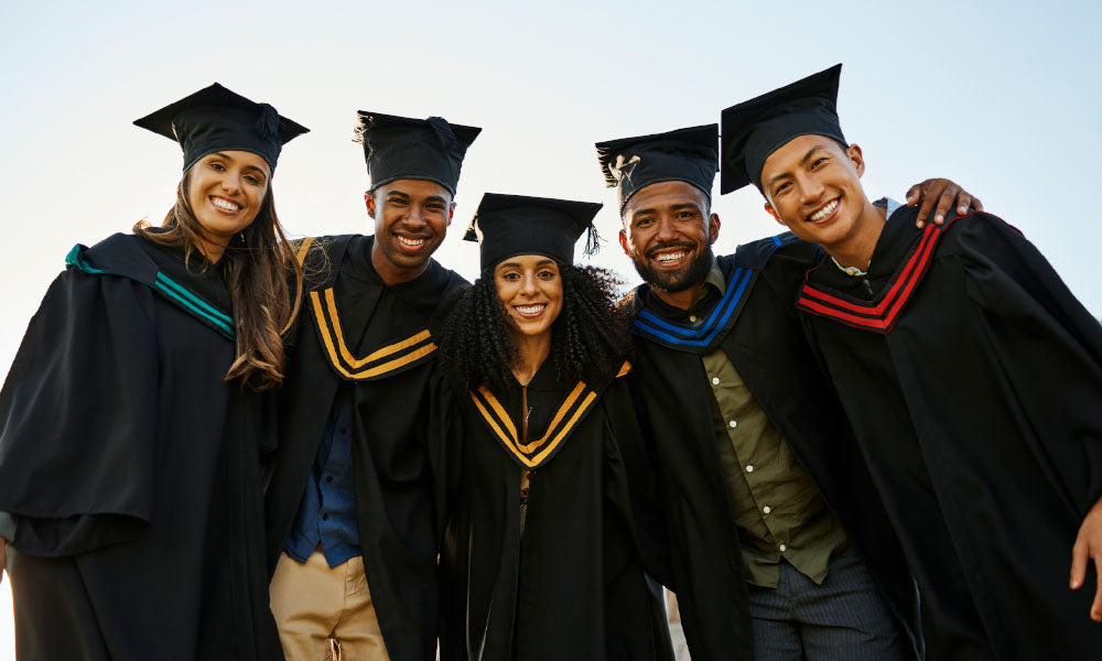 group of students in graduation